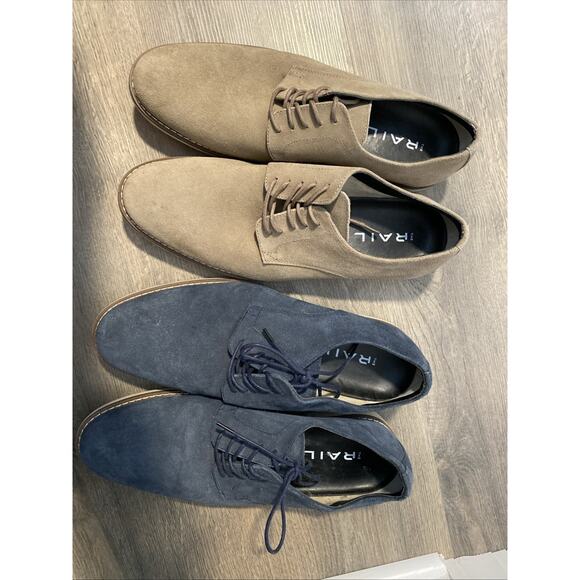 The Rail Men’s Dress Shoes Lot Brown/Blue Size 43M Leather Slip-On Casual Formal main image 4